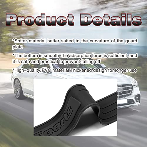 Jeseny Pack-1 Rear Bumper Protector Guard Trunk Rubber Protection Strip Rubber Scratch-Resistant Trunk Door Entry Guards Car Accessory For Suv Or Cars, Universal Sports Full With Full 3M Tape (Black) #TOP2