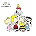 DSNGZ 13 cm x 12,7 cm para Lucy Charlie Brown Peanuts Pegatinas de Ventana de Parachoques del Coche Etiqueta de impresión Personalizada 3D Impermeable