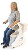 LuxeLift Bidet Powered Toilet Assist Lift Electric Height Adjustable Elevated Seat Riser for Seniors Elderly Built-in Bidet & Dryer Safe Certified Easy Assembly 350 LBS