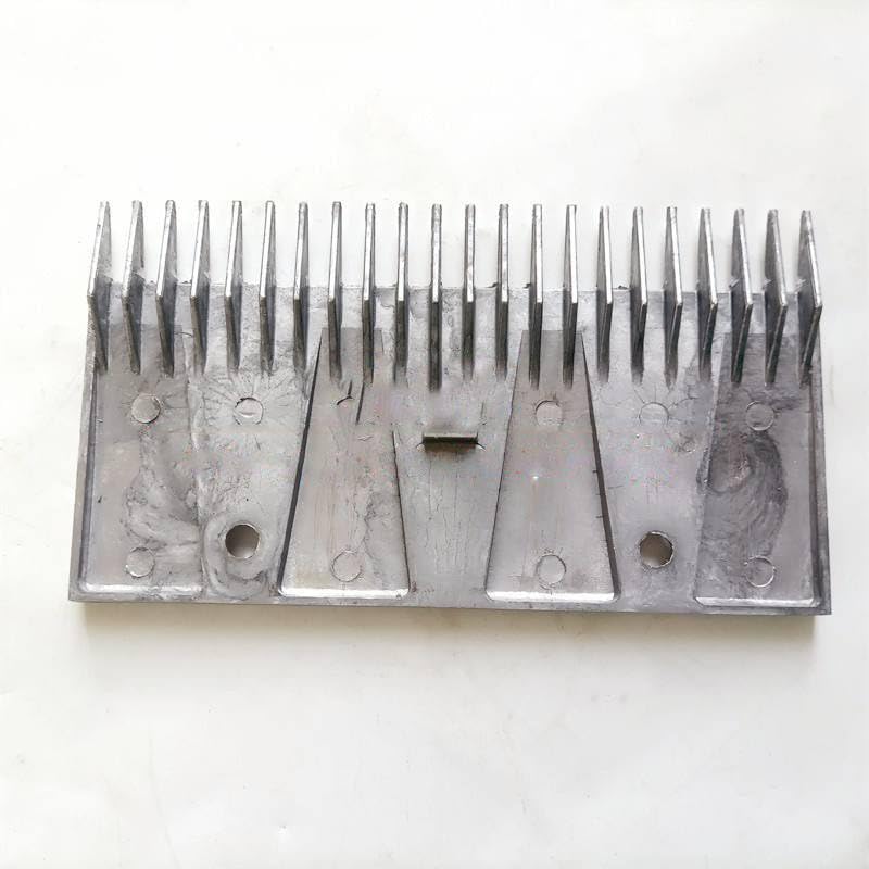 5PCS 4090160000 Escalator Step Comb Plate Aluminum 22T L=207mm W=113mm Hole Distance=102mm 2 Holes Use for FT840 FT8454