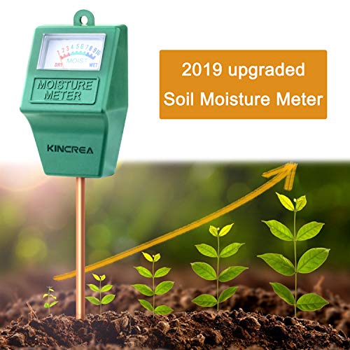 Preisvergleich Produktbild KINCREA JP02 Bodenfeuchtigkeitsmesser, Hygrometer, Bodenwasser-Monitor für Garten, Rasenpflanzen drinnen und draußen, batteriefrei