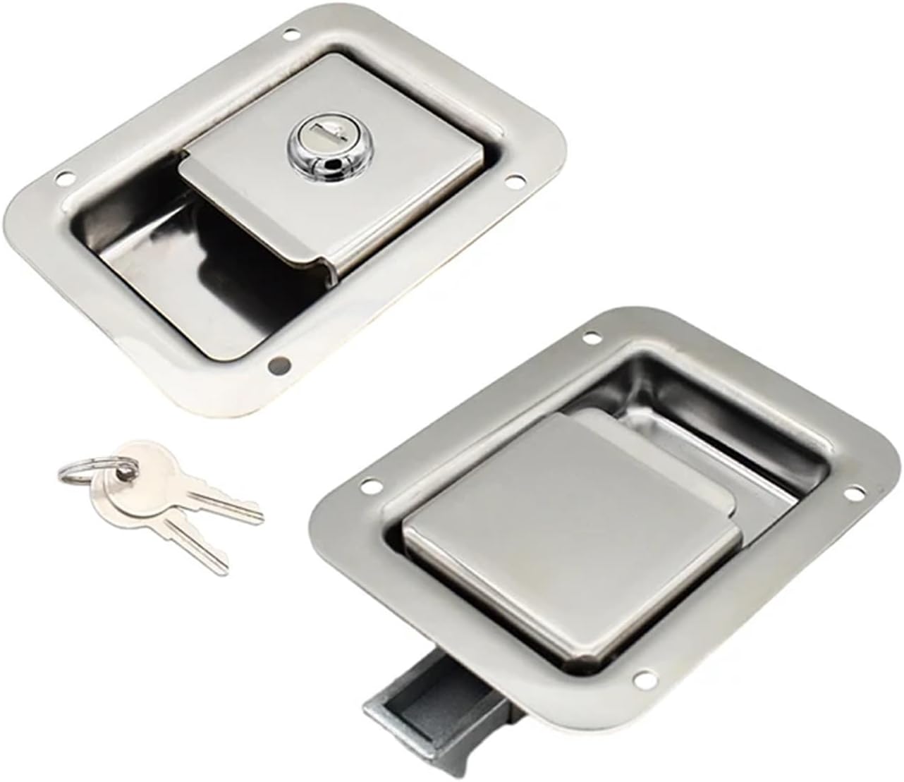 304 Stainless Steel Panel Lock Tool Box Van Industrial Distribution Cinet Door 1Pcs