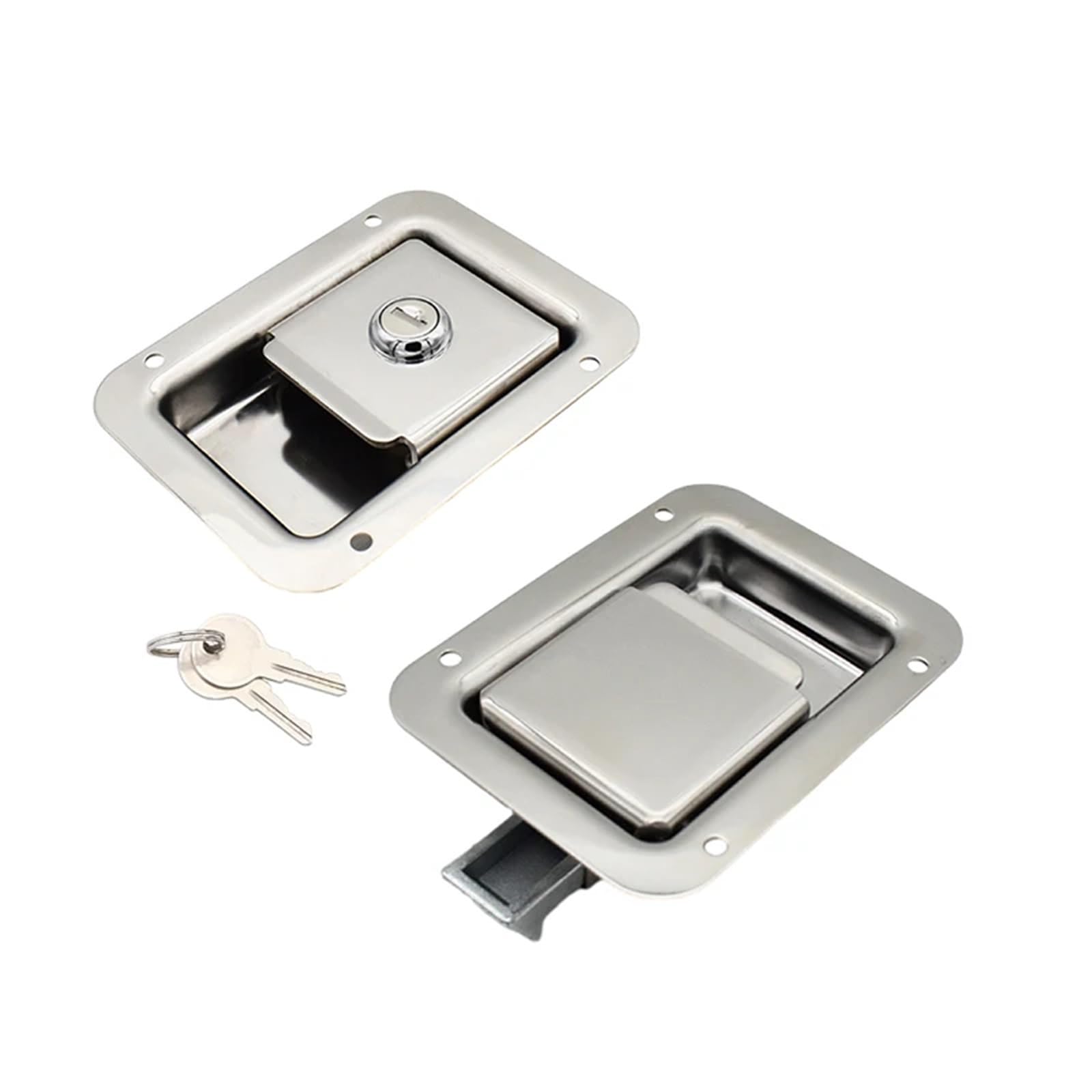 WPOIYHGBY 304 Stainless Steel Panel Lock Tool Box Van Industrial Distribution Cinet Door 1Pcs