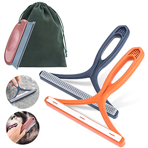 3 Stück Doppelseitig Tragbarer Fusselentferner,Fusselrasierer Fusselrolle Fuzz Shaver Kaschmirkamm,Lint Remover Wiederverwendbar Fusselrasierer für Wolle Kaschmir,Tierhaare,Couch und Weitere Stoffe Cover