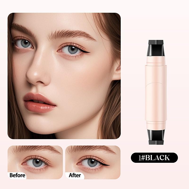 Rugwun Eye Liner Stamps Wing Waterproof Smudge Proof miniatura 3