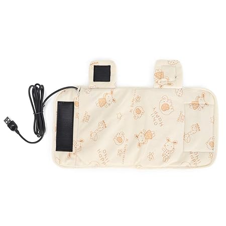 USB Charge Breastmilk Warmer, Portable Power Off Protection Baby Bottle Warmer, Outside for Milk Milk Warming Food Heating Inside(Yellow Band Ears)