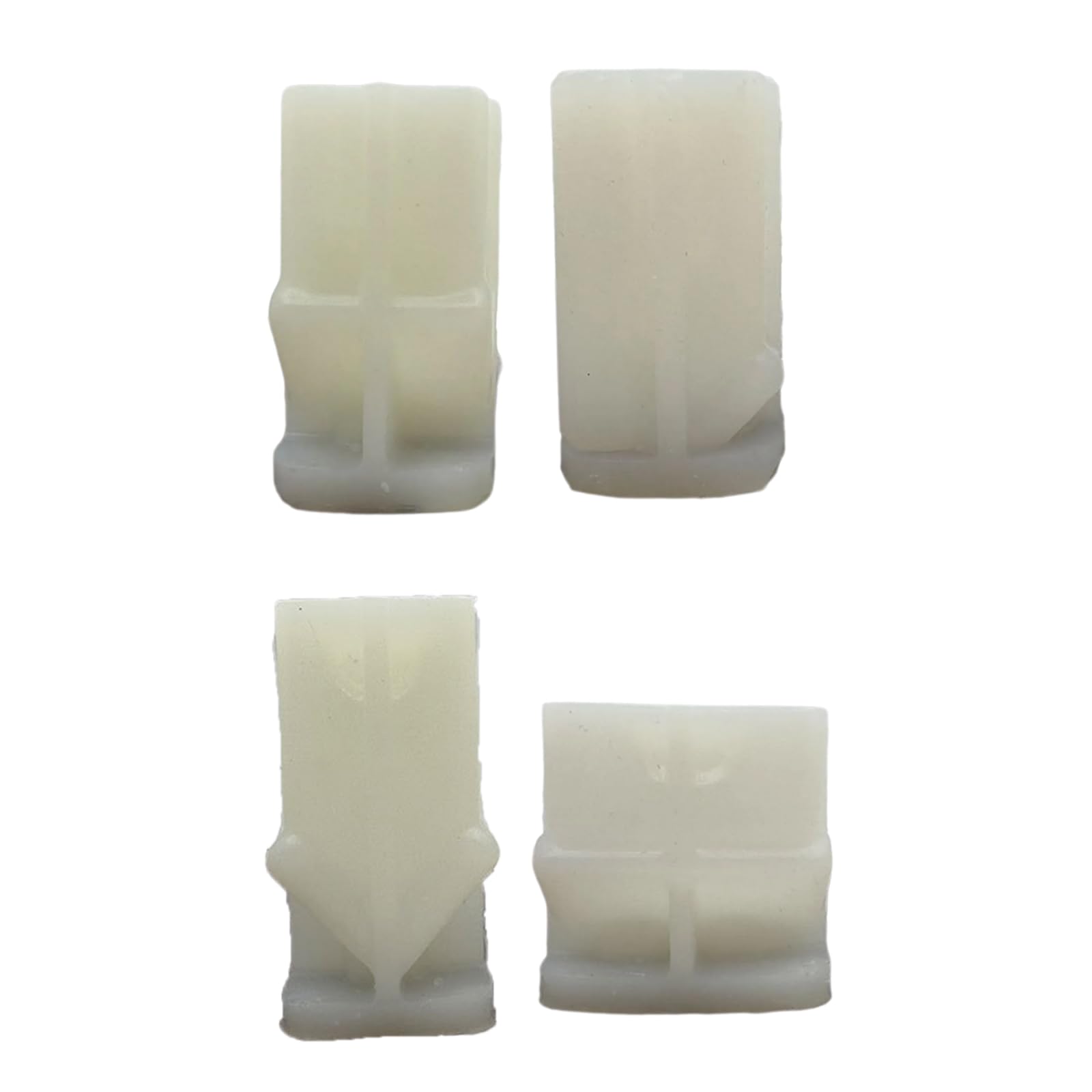 4 moldes para velas caseras para jabón de velas, decoraciones navideñas, moldes de silicona para decoración de yeso, resistentes a altas temperaturas