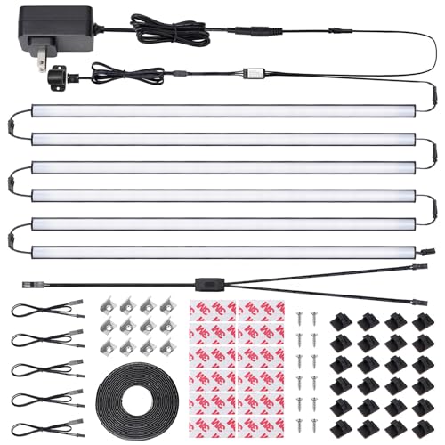 LED Safe Lighting Kit 6-Pack 12” Door Sensor LED Strips