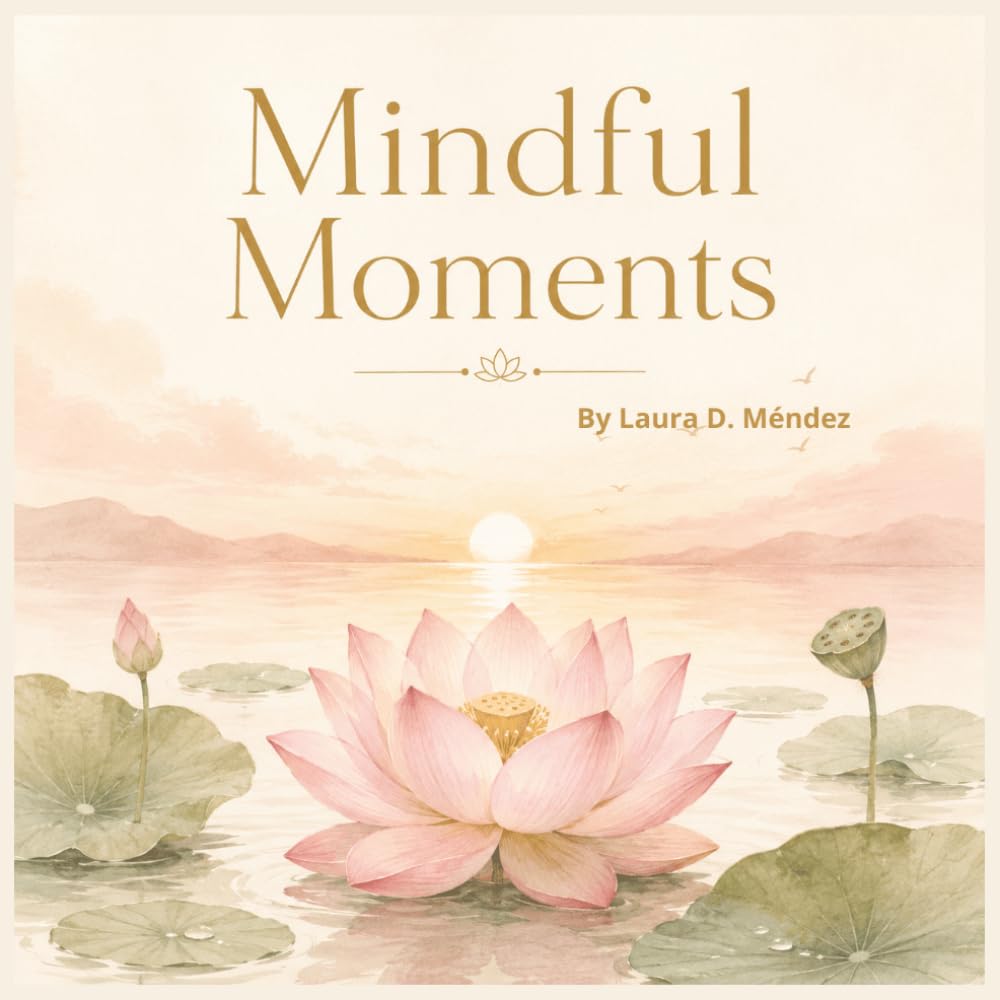 Mindful Moments: A Calming Coloring Book for Adults Featuring 40 Minimalist Illustrations Paired with Positive Affirmations for Stress Relief and Self-Care