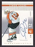 2002-03 SP Game Used Signature Style #SS-SG Simon Gagne Auto