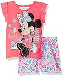 Disney Girls' Minnie Mouse Printed Short Set