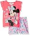 Disney Girls' Minnie Mouse Printed Short Set