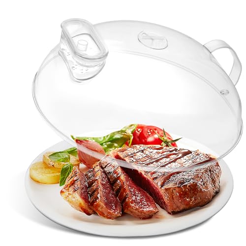 WENWELL Microwave Splatter Cover for Food with Water Steamer 12