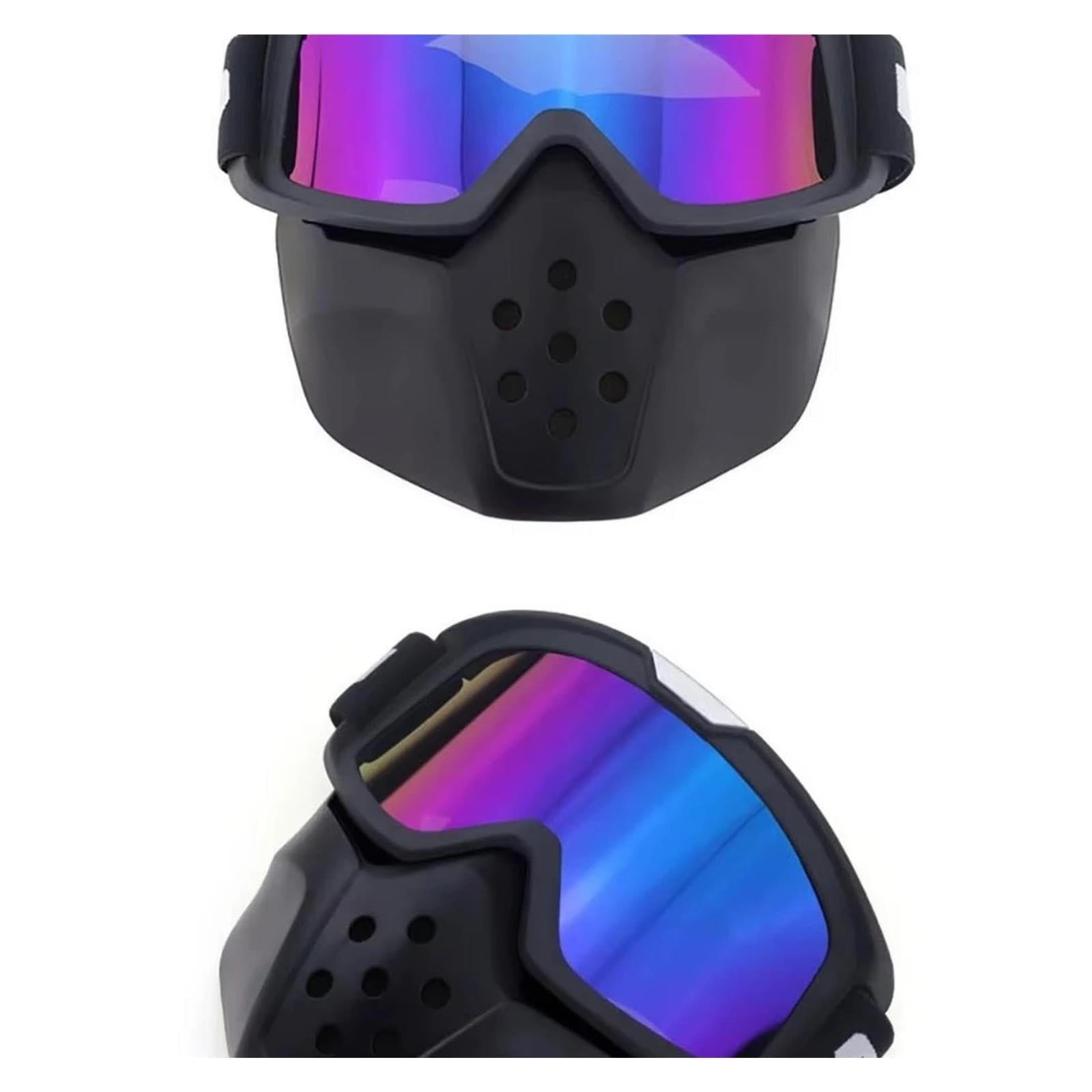 Occhiali da casco Occhiali da moto retrò motocross