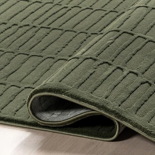 Tapete nuLOOM Kailani Verde 200x274 cm geométrico miniatura 7