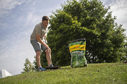 Floragard Rasenerde 40 L • hochwertige Spezialerde • zur Neuanlage, Pflege und Ausbesserung von Rasenflächen • mit dem Naturdünger Guano • mit Quarzsand & WOLF-Garten - »Turbo-Nachsaat« LR 25; 3826020 - Image 4