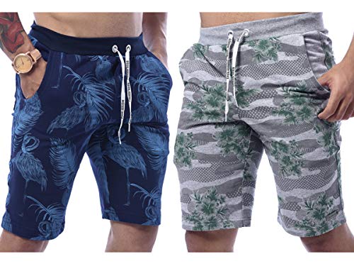 Kit com 5 Bermudas Moletom Masculinas Equilíbrio (G)