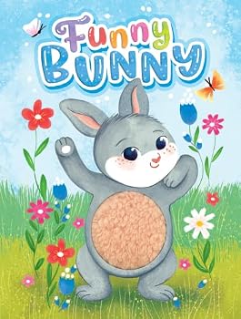 Board book Funny Bunny - Children's Touch and Feel Storybook - Sensory Board Book