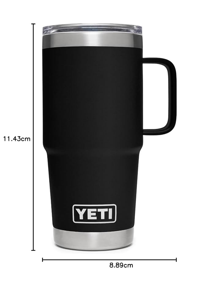 超希少　YETI Rambler 20 oz トラベルマグ　ブラックとブルー 超希少 YETI Rambler 20 oz トラベルマグ ブラックとブルー 超