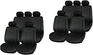 VICASKY 18 Peças Capas De Assento De Carro Capas De Assento De Carro Almofadas De Assento De Carro Inserção De Assento De Carro Capas Automotivas Protetor Frontal De Carro Protetor De