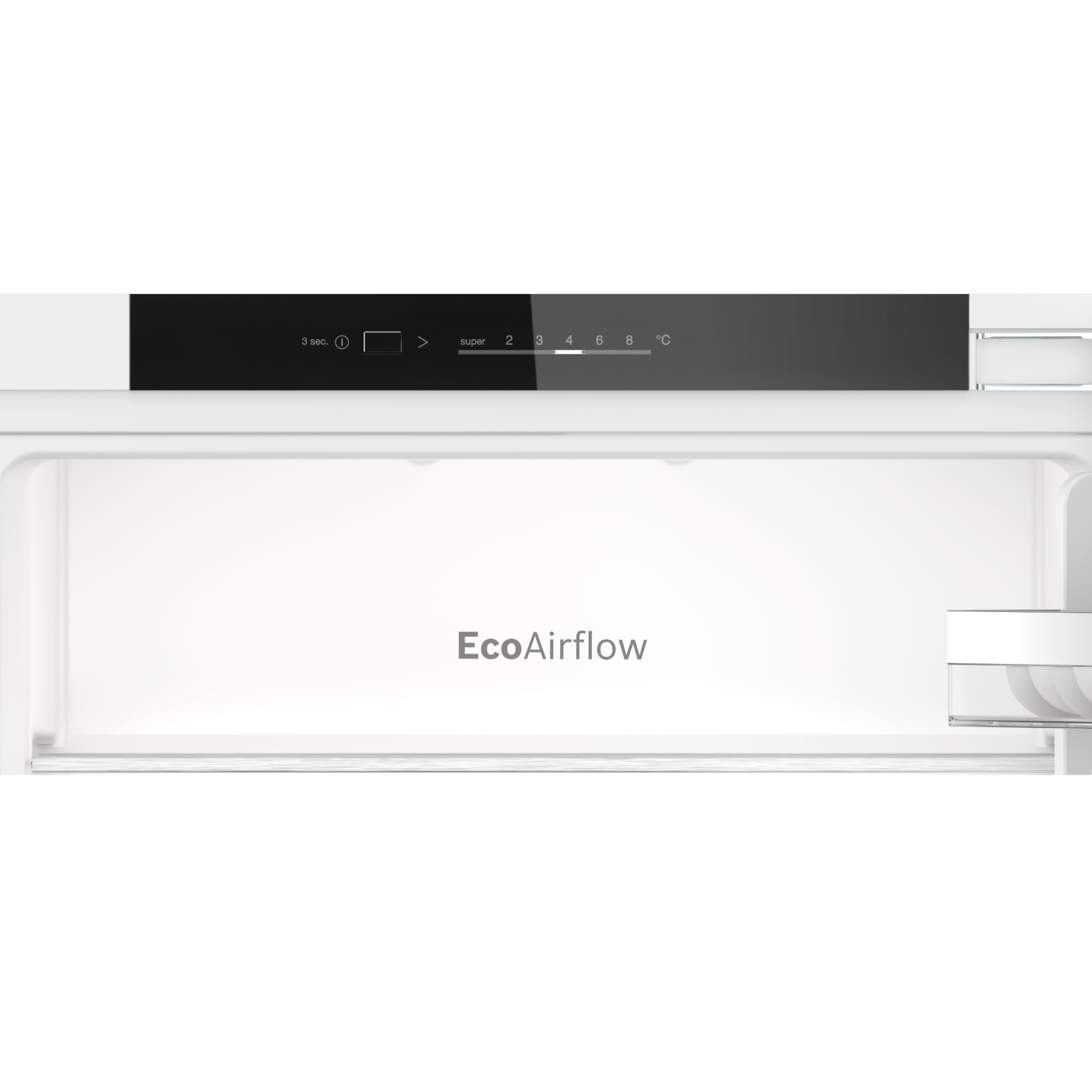 Bosch, Frigorífico integrable, Serie 4, Refrigeración Súper, KIR41VFE0 | Enfría rápidamente los nuevos alimentos para mantener la cadena de frío.