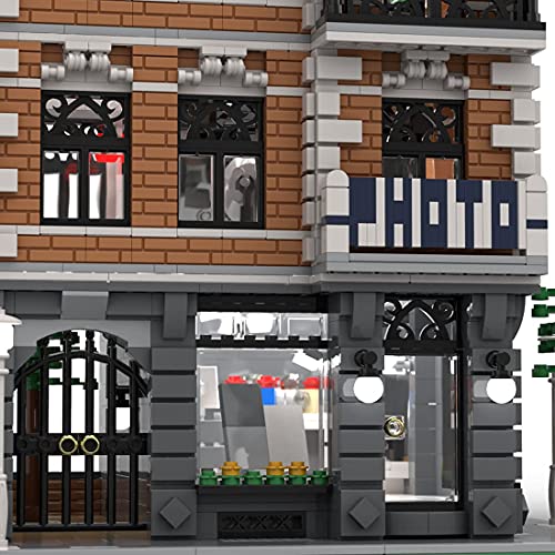 TYPIS Bausteine Haus, Bausteine Architektur Modell, Modulares Haus Bausteine Modell, MOC-75297 ES Modellbausatz… – Bild 6