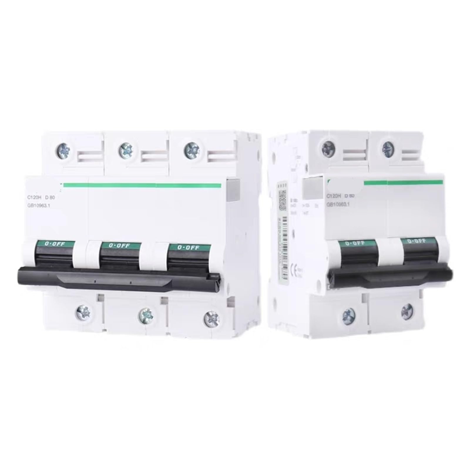 TYEXCZARF 1PCS C120H Circuit Breaker 63A 80A 100A 125A 1P-4P C Type/D Type(4P,80A)