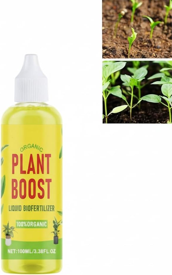 Plant and Flower Activation Liquid Solution - Root Plant Stimulator Grow, Plant Growth Promoter Supplements, Liquid Fertilizer for Seedlings for Spraying Seedlings and Cuttings (1PCS)