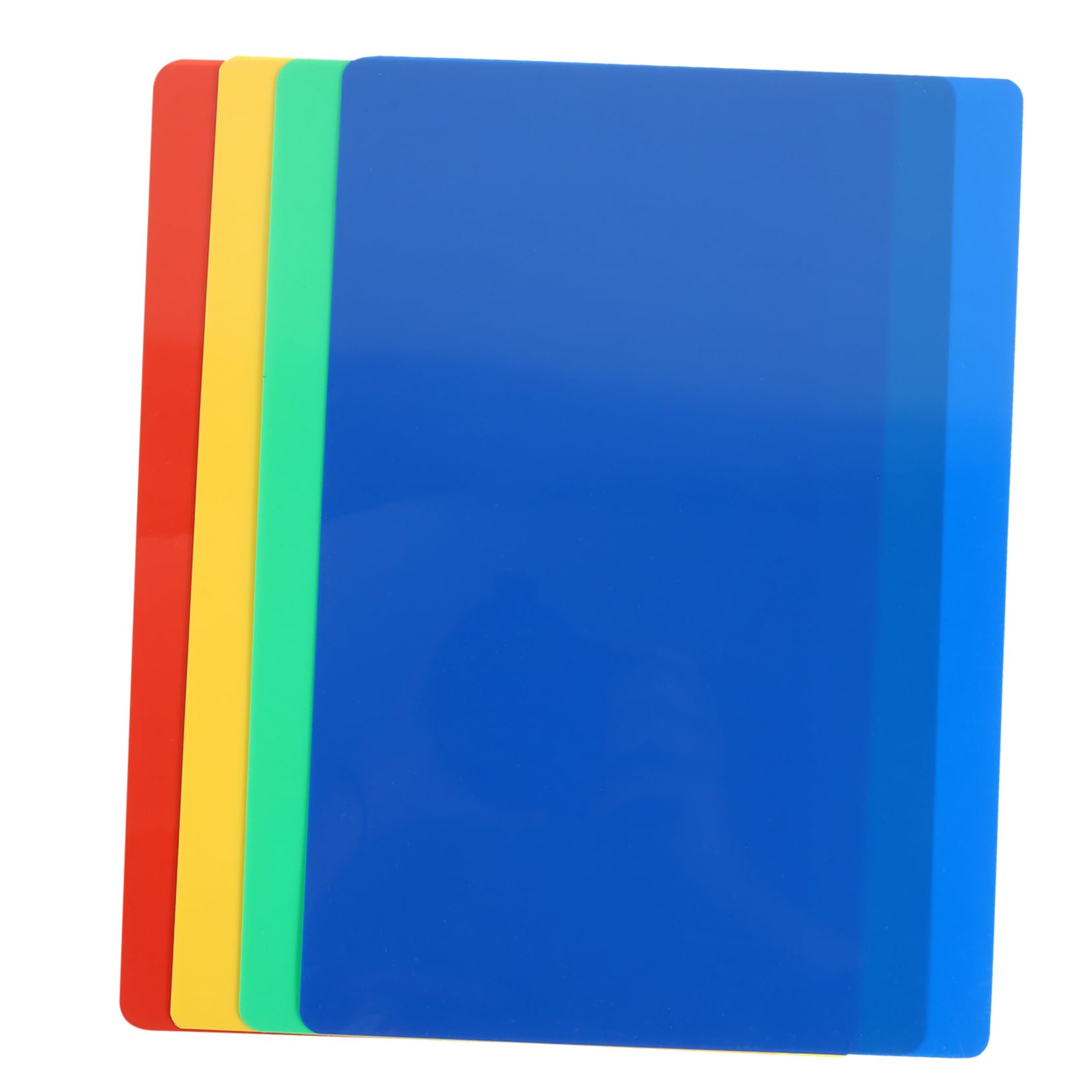 BESTonZON Smooth Surface Boys and Girls Handmade Board 4pcs Mixed Plasticine Clay Making Mats for Boys and Girls