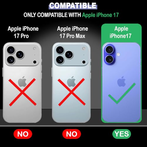Image of Casotec Crystal Clear Back Case for iPhone 17 | Raised Bumps for Camera & Screen Protection | Clear Soft Silicone Back Case Cover for iPhone 17 (TPU | Transparent)