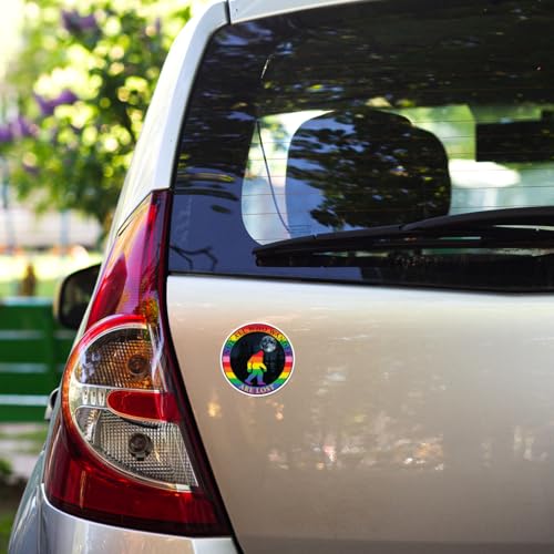 Image of LGBTQ Rainbow Bee You Human Pride Stickers Pack 9Pcs Equality Vinyl Decals for Laptop Water Bottle Car Scrapbook Lgbtqia Support Progress Empowerment Celebration