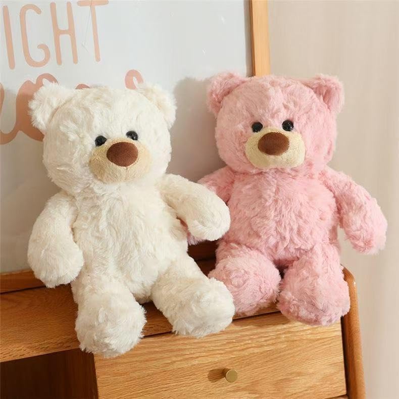 Miniatura 4 de Oso de peluche de peluche, oso de peluche de 10 pulgadas, para cumpleaños de niños, niñas y amigas (rosa)