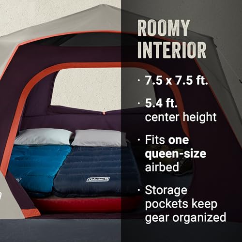 Coleman Skylodge Carpa Instantánea para 4 Personas con Lluvia, Hecha de Materiales Libres de PFAS miniatura 2