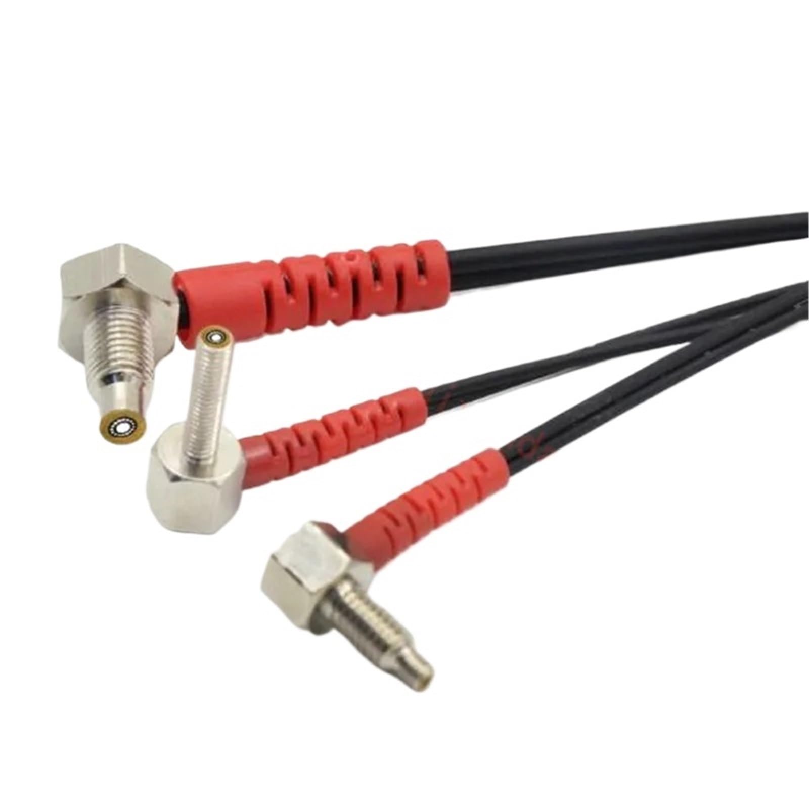 Lot de 2 câbles coaxiaux multicœurs à Fibre Optique réfléchissante Diffuse M3M4M6, coude à 90 degrés, Type L, Angle Droit, amplificateur de Fibre Optique(HRC320-TZ M3 2M)
