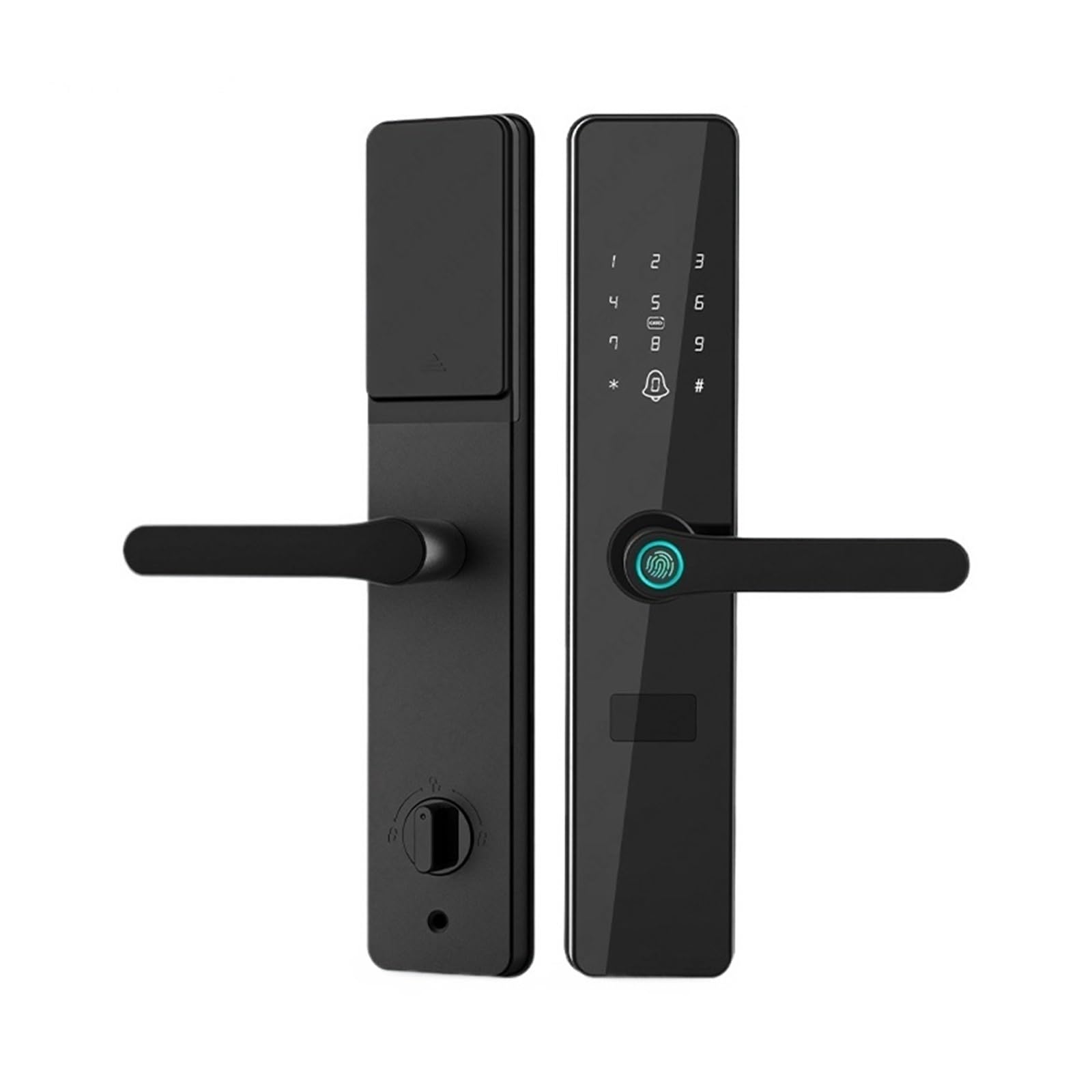 Smart lock, fingerprint lock.TTLock Smart Fingerprint Door Lock Wifi APP Lock Bluetooth Unlock Security Intelligent Lock Biometric Electronic Door Lock (Color : 22 240 6068)