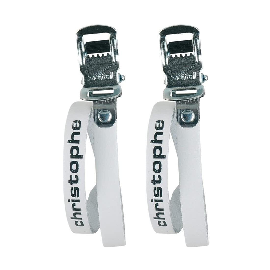 Christophe 516 Sangle Cale pied Blanc Accessoire pédale