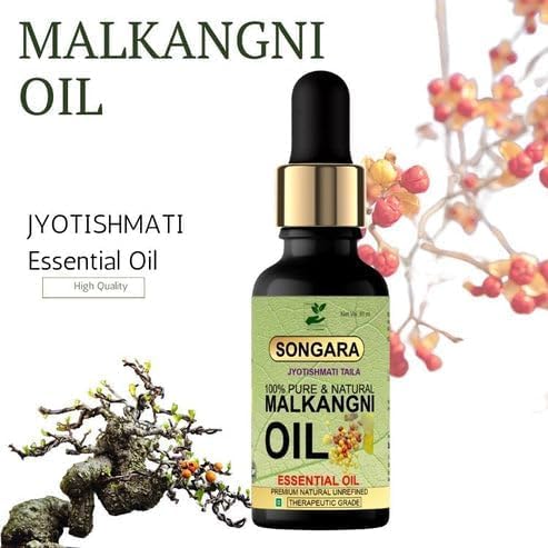 Songara Malkangani Essential Oil - Pure & Natural Best for Aroma Therapy, Hair, Skin & Sleep - Cold Pressed (20ml, pack of 1) Songara Malkangani Essential Oil - Pure & Natural Best for Aroma Therapy, Hair, Skin & Sleep - Cold Pressed (20ml, pack of 1)