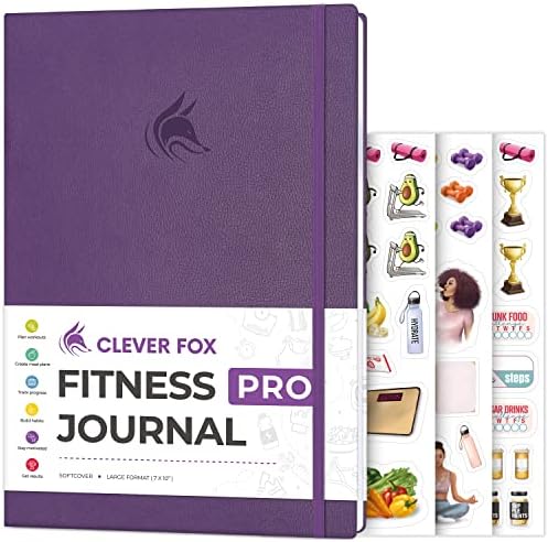 Clever Fox Fitness Journal PRO – Daily Workout Planner with Meal ...