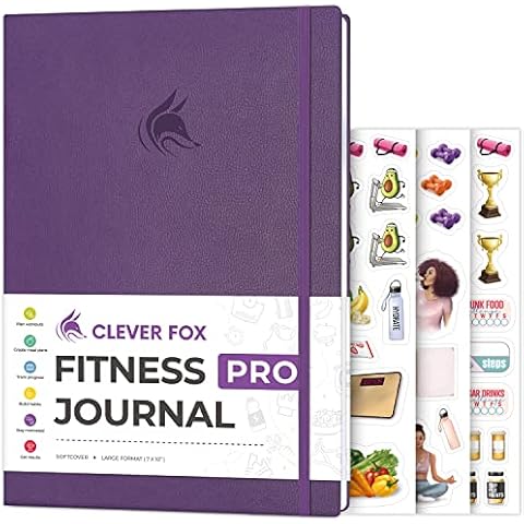 Clever Fox Fitness Journal PRO with Meal Planner Cover