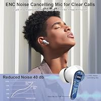 Bluetooth Kopfhörer, 2026 Kopfhörer Kabellos Bluetooth 5.4 mit 50Std HiFi-Stereo Tiefer Bass, 4 ENC Noise Cancelling Mic Wireless Earbuds, USB-C in Ear Ohrhörer, IP-X7 Wasserdicht für iOS Android – Ansicht 4