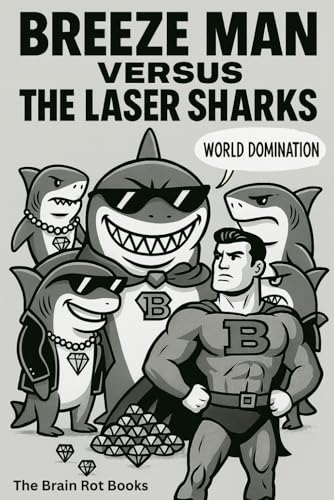 BREEZE MAN VERSUS THE LASER SHARKS: THE BRAIN ROT BOOKS