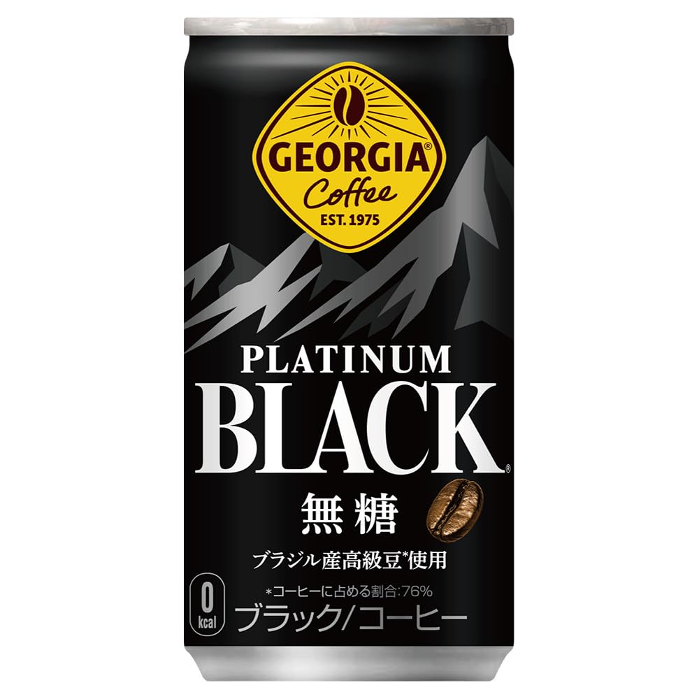 コカ・コーラ ジョージア プラチナムブラック 185g缶 ×30本