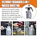 GAOLAOSY 2L Car Wash Pump Foam Sprayer, 0.5 Gallon Pressure Atomizer Water Soap Spray Bottle, Hand Pump Sprayer, Car Wash Foam Gun for Auto Beauty, Wheel Washing, Home and Garden Detailing