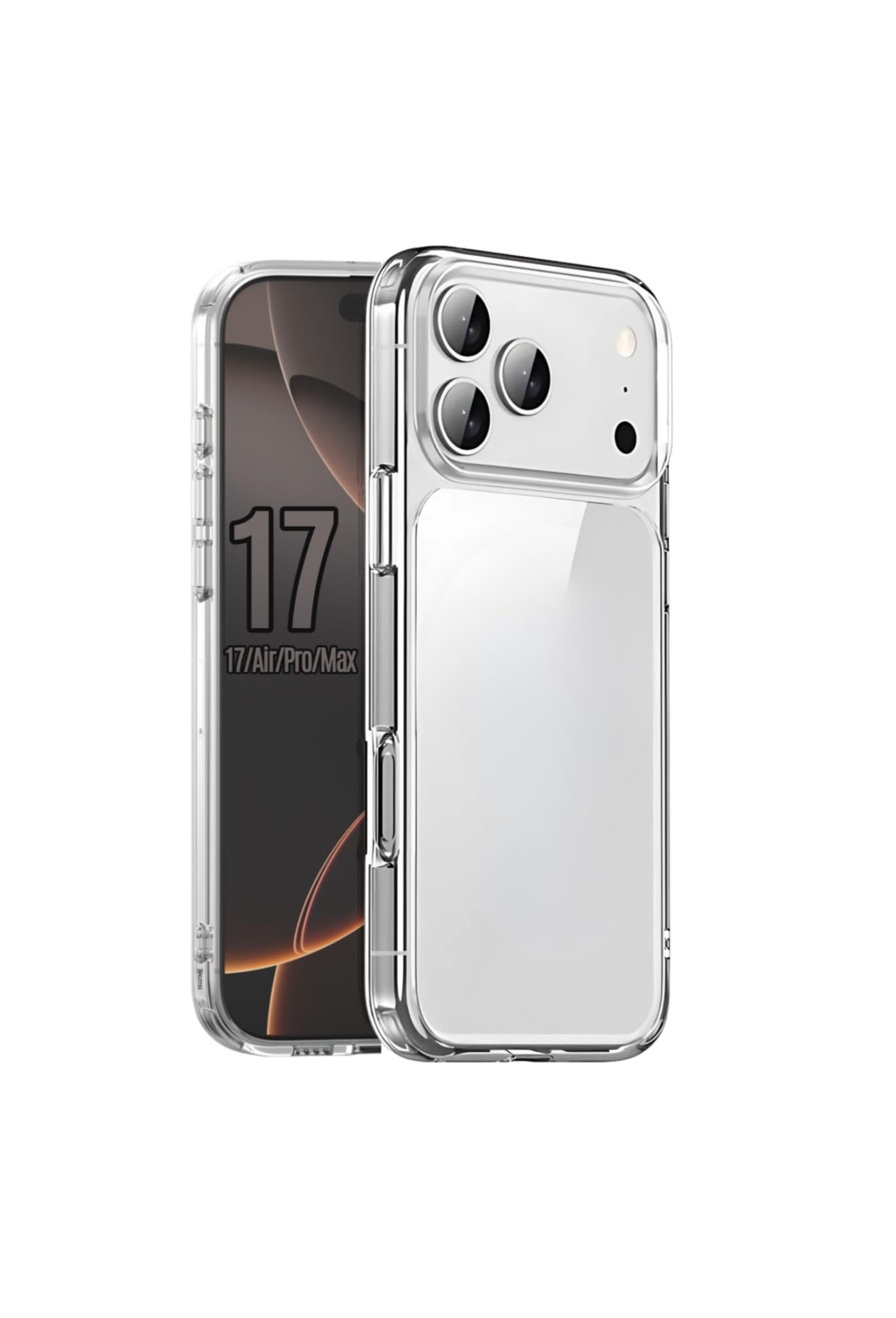 CellTime Case For iPhone 17 Pro Clear Shockproof Cover - Crystal