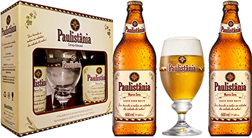 Kit Paulistania - 2 gfas 600 ml Marco Zero + 1 Copo 300 ml Paulis...