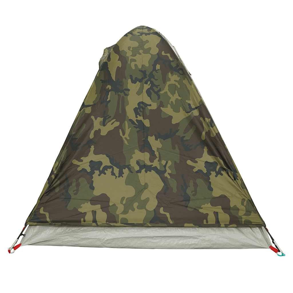 Tienda de campaña para personas con cúpula verde oliva impermeable con toldo extraíble, conexión E, ligera, xx cm, incluye bolsa de transporte, ideal para vivac y camping