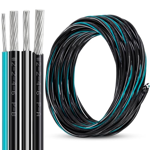 Copkim 75 2-2-4-6 Aluminum Mobile Home Feeder Cable 600V Aluminum Direct Burial Underground Wire Service Cable for Mobile Homes