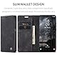 KZB Handyhülle für Samsung Galaxy A26 5G Hülle Premium Leder Klappbar Tasche Flip Case Magnet Kartenfach Standfunktion Klapphülle Schutzhülle für Samsung Galaxy A26 - Schwarz