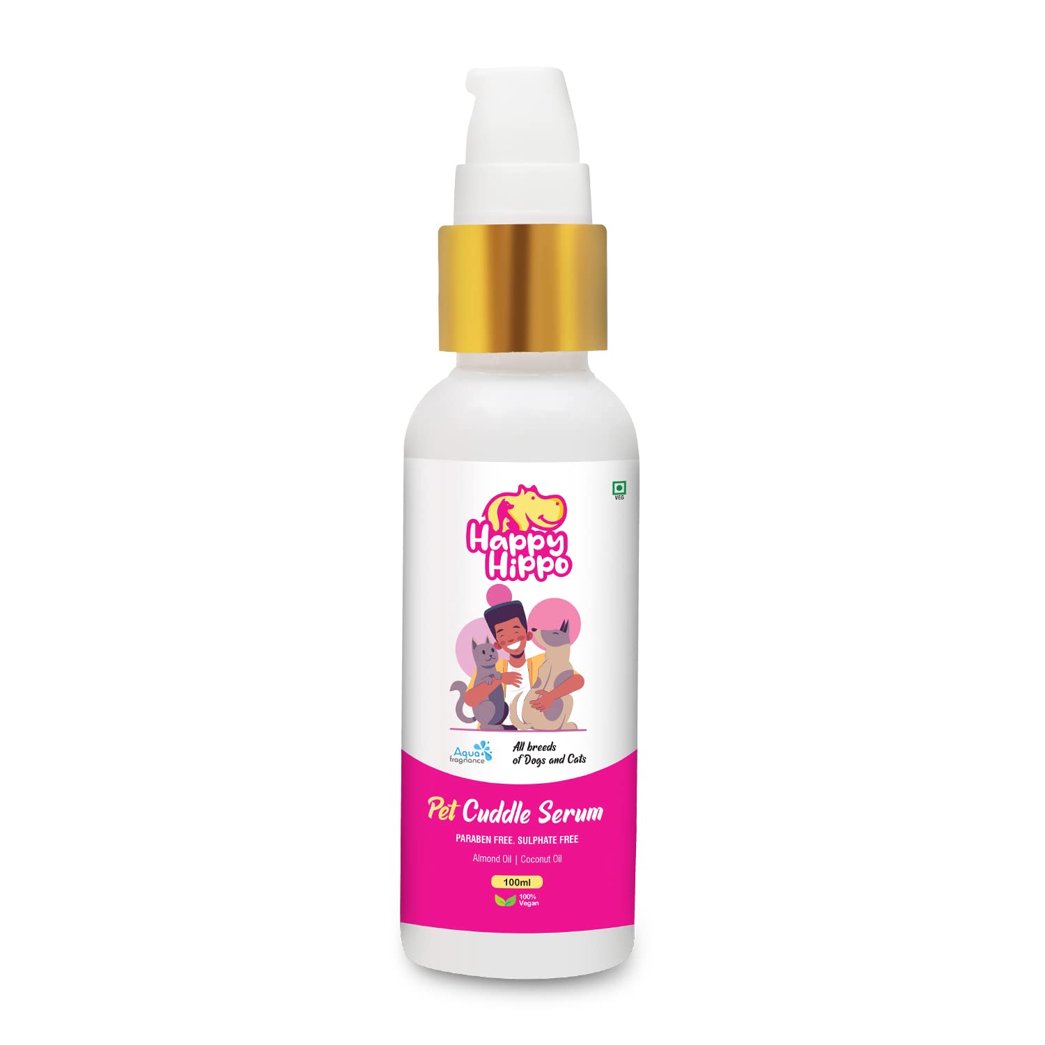 Happy Hippo Pet Serum for All Breads of Dogs and Cats | Aqua Fragrance Based Pet Serum | Help to Reduce Dandruff, Itchy Scalp & Hair Loss | Makes Coats Soft, Shiny & Smooth (200ml) (B0BQYGZBFP) Amazon Price History, Amazon Price Tracker