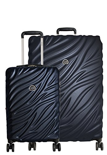 Delsey Alexis Lightweight Luggage Set 3 Piece, Double Wheel Hardshell Suitcases, Expandable Spinner